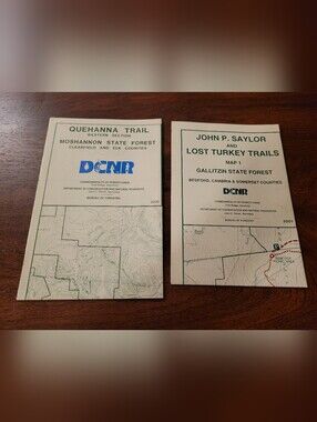 Pennsylvania DCNR Quehanna Trail and John P. Saylor / Lost Turkey Trails Maps